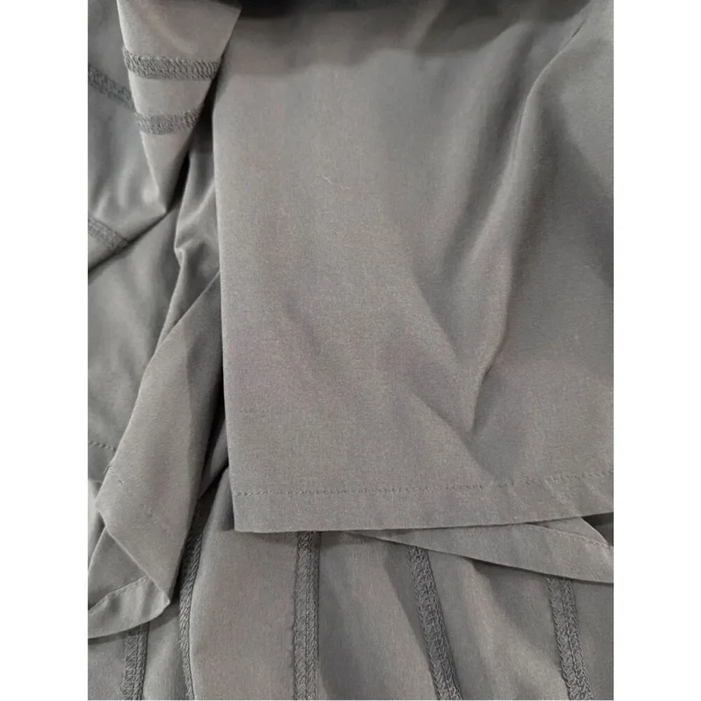 Athleta Dark Gray Athletic Tennis Mini Skirt Size 6 - Picture 8 of 9